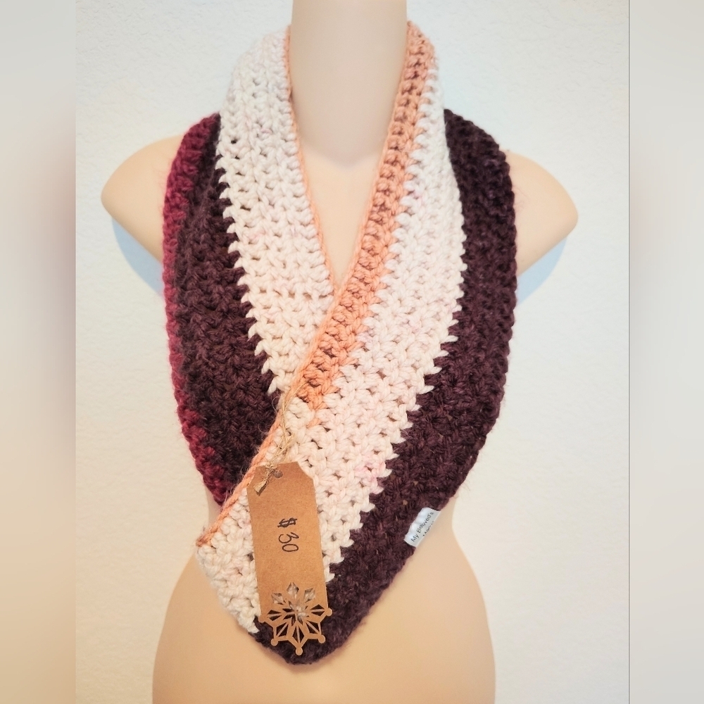 Handmade Crochet Infinity Scarf